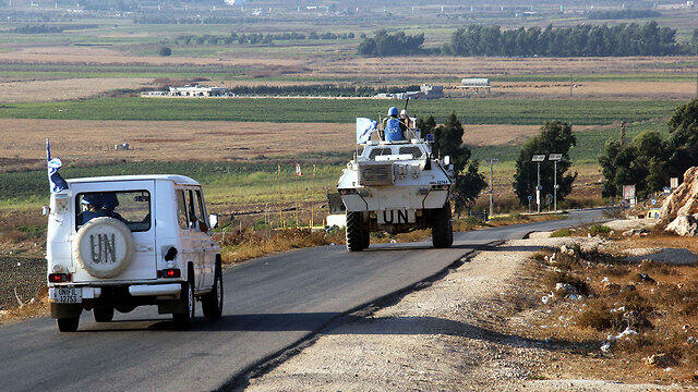 Fuerzas de Unifil en la frontera con el Líbano