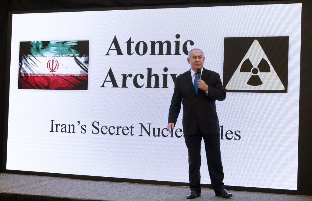 Discurso de Netanyahu sobre el programa nuclear iraní en 2018