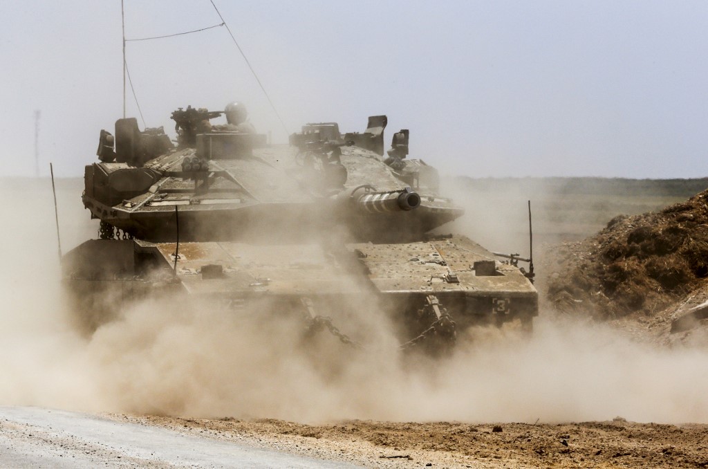 El tanque israelí Merkava Mark IV