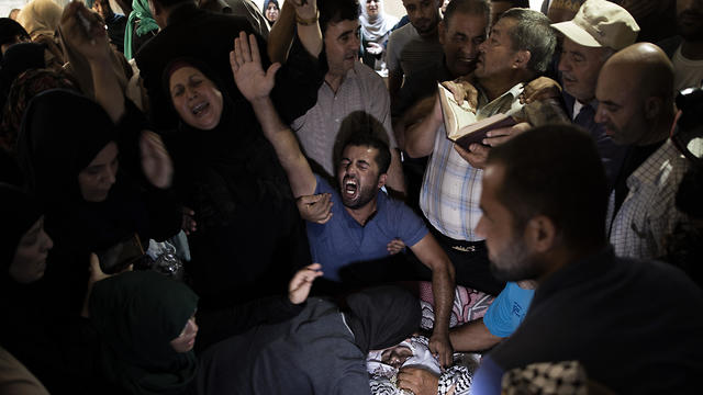 Funeral de Tamer al-Sultan en Gaza