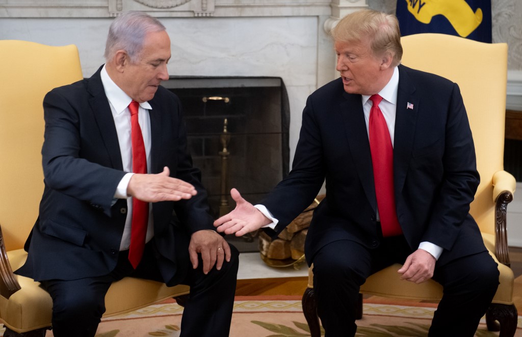 "El Estado judío nunca ha tenido un mejor amigo en la Casa Blanca" 