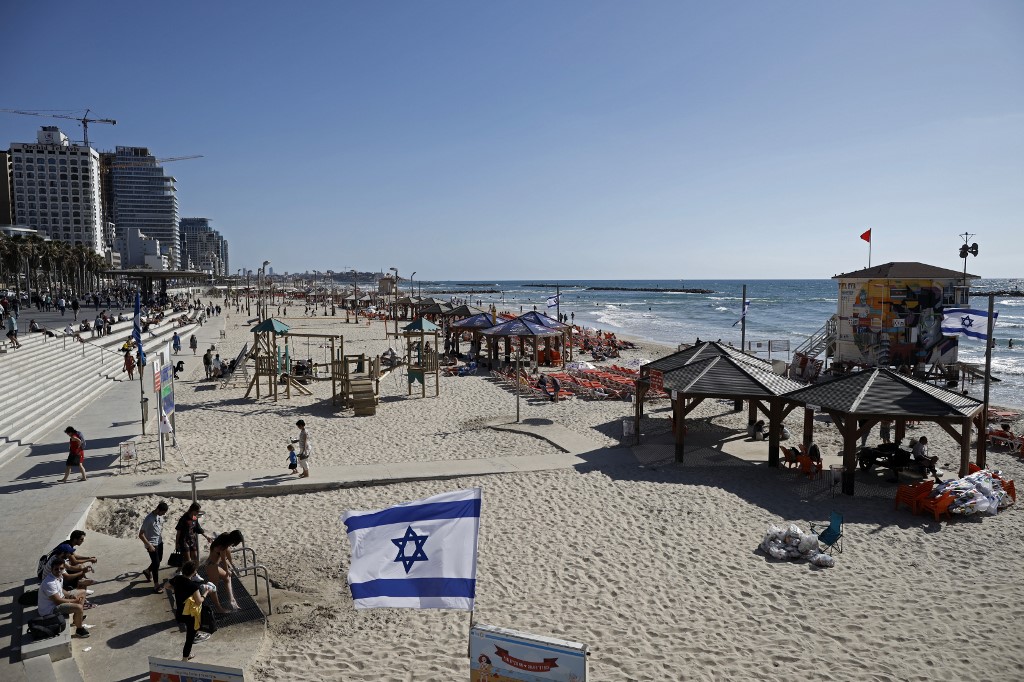 La playa de Tel Aviv es uno de los principales atractivos para el turismo extranjero 