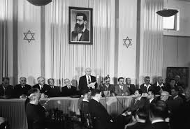 Ben Gurión declara la independencia del Estado de Israel 