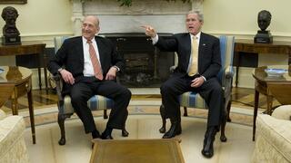 Encuentro entre Olmert y Bush en la Oficina Oval