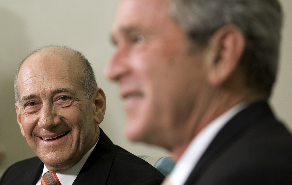 Encuentro entre Olmert y Bush en la Oficina Oval
