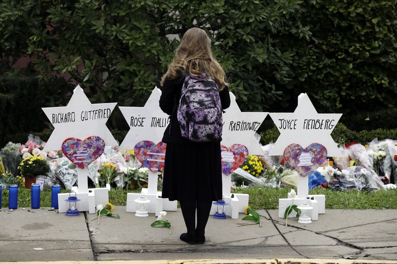 Homenaje a las víctimas de la masacre de la sinagoga 'Árbol de la Vida' en Pittsburgh
