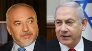 Avigdor Liberman y Benjamín Netanyahu