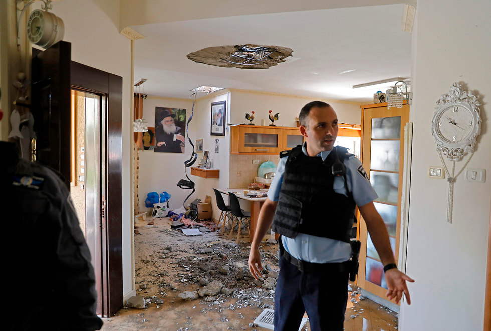 Una casa en Netivot fue alcanzada por un cohete