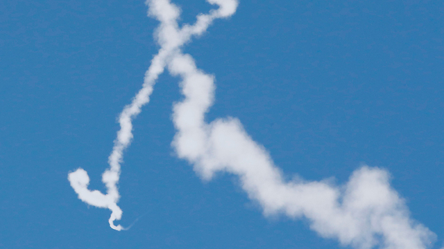 El sistema 'Cúpula de Hierro' intercepta un cohete lanzado desde Gaza