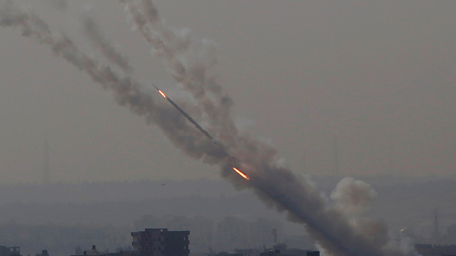 Lanzamiento de cohetes desde Gaza 