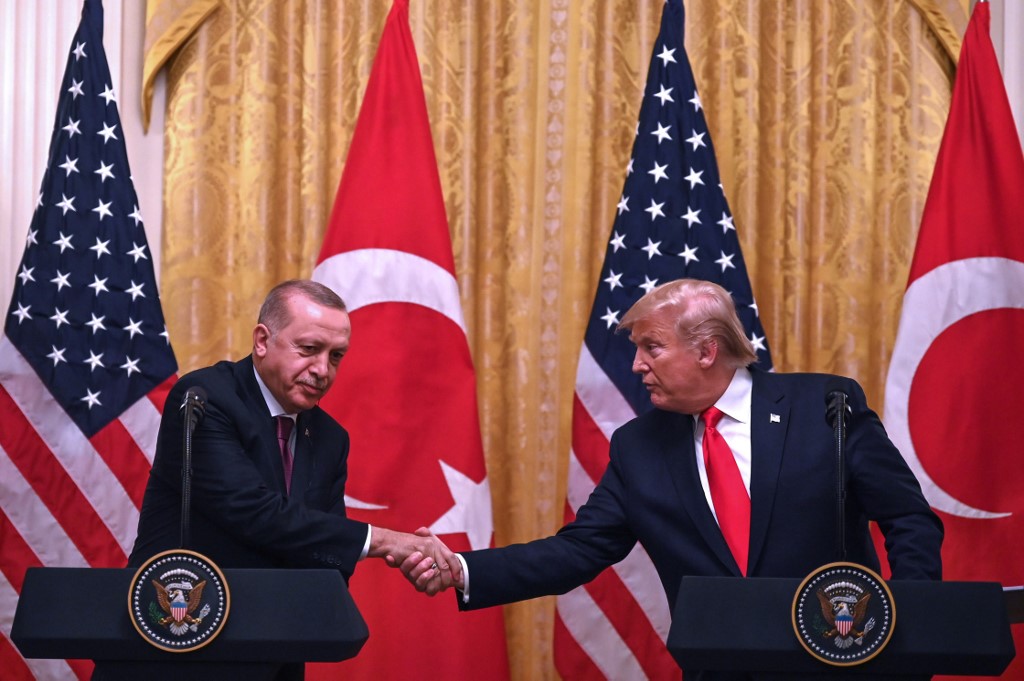 Trump y Erdogan en Washington