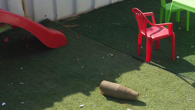 Un cohete cayó en un jardín de infantes de Netivot