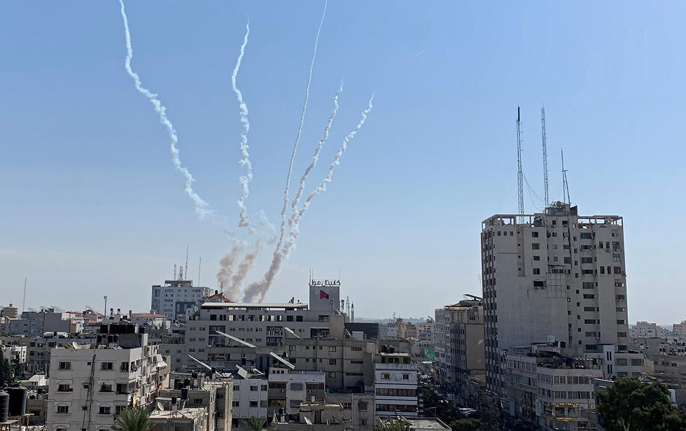 Lanzamiento de cohetes desde Gaza 