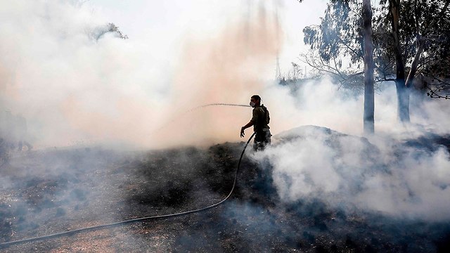 Los ataques con globos incendiarios produjeron daños en bosques y zonas agrícolas de Israel