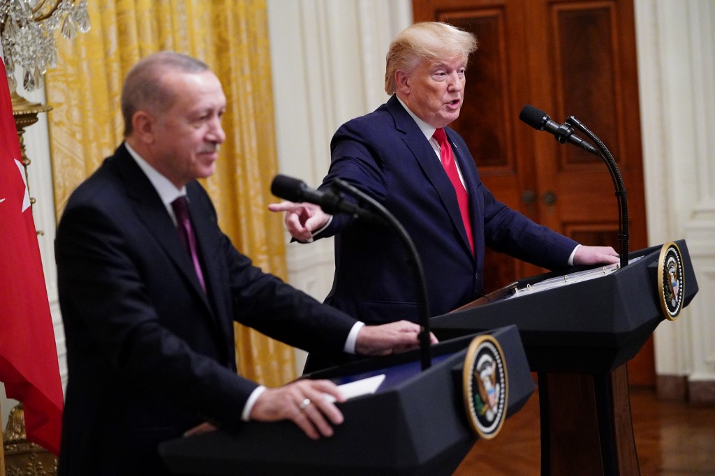 Trump y Erdogan en Washington