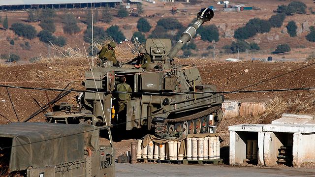 Fuerzas israelíes en la frontera norte 
