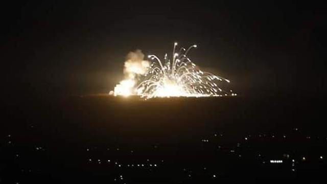 Bombardeo israelí en Siria 