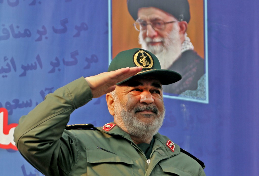 Hossein Salami, comandante en jefe de las Guardias Revolucionarias iraníes
