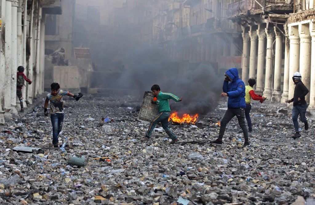 Las protestas continúan en Irak