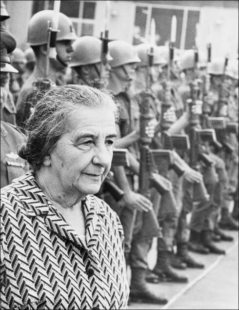 Golda Meir, primera mujer que llegó al poder en Israel. 