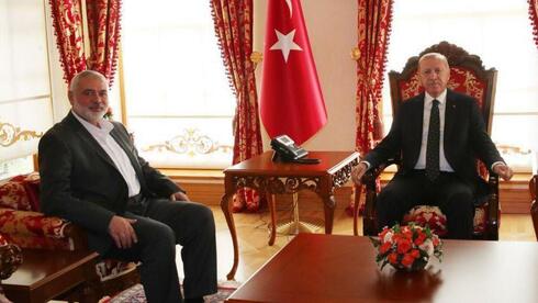 Erdogan recibió al líder de Hamás en Turquía