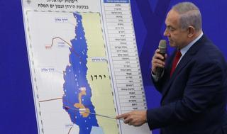 El primer ministro Benjamín Netanyahu explica los planes para anexar el Valle del Jordán 