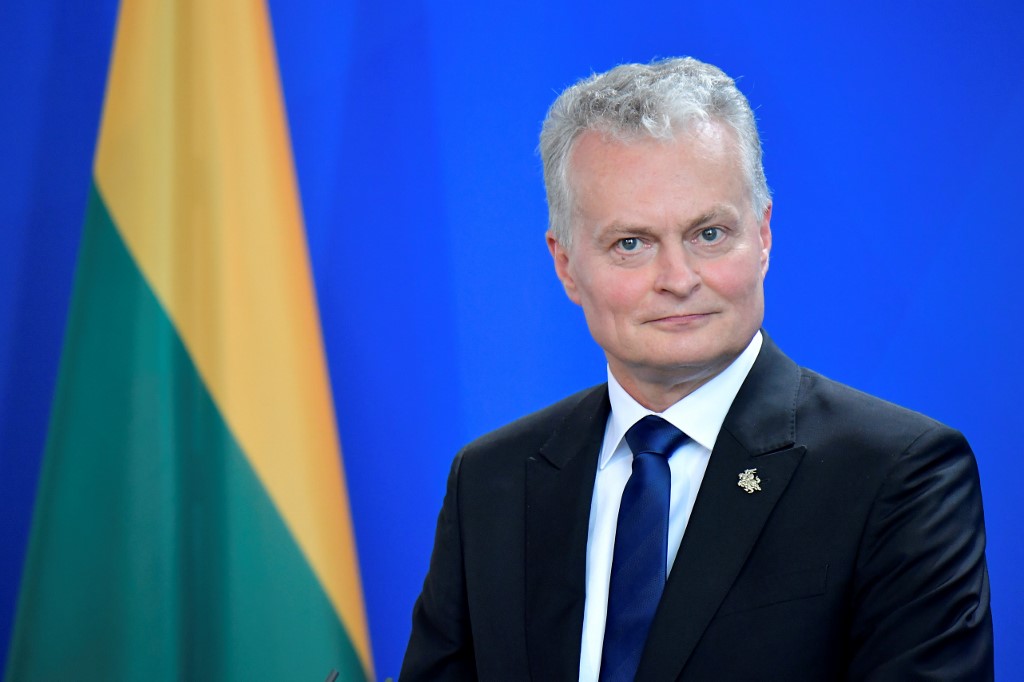 El presidente de Lituania, Gitanas Nauseda. 