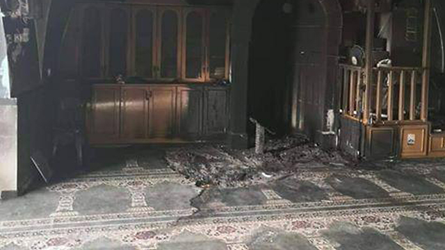 Daño producido a la mezquita 
