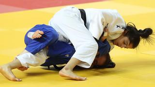 Gefen Primo durante la competencia nacional de judo 