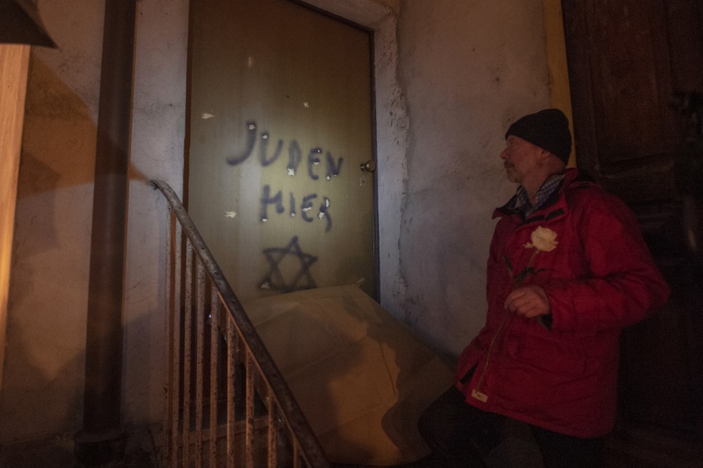 Las inscripciones antisemitas en la casa de una antigua residente de la ciudad 