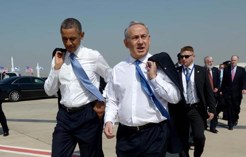 Barack Obama y Netanyahu en el 2013. 