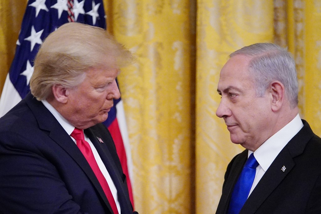 Trump y Netanyahu en Wahington 