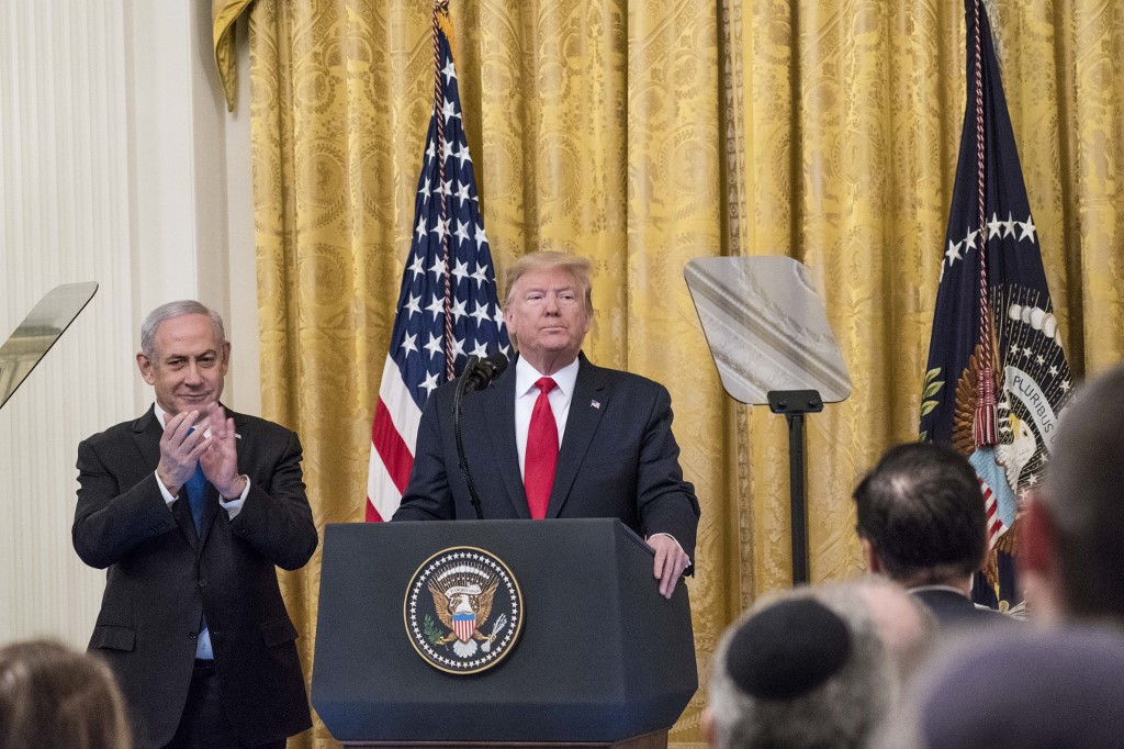 Trump y Netanyahu presentaron juntos el Acuerdo del Siglo. 