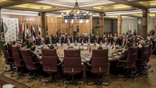 Reunión de la Liga Árabe en El Cairo 