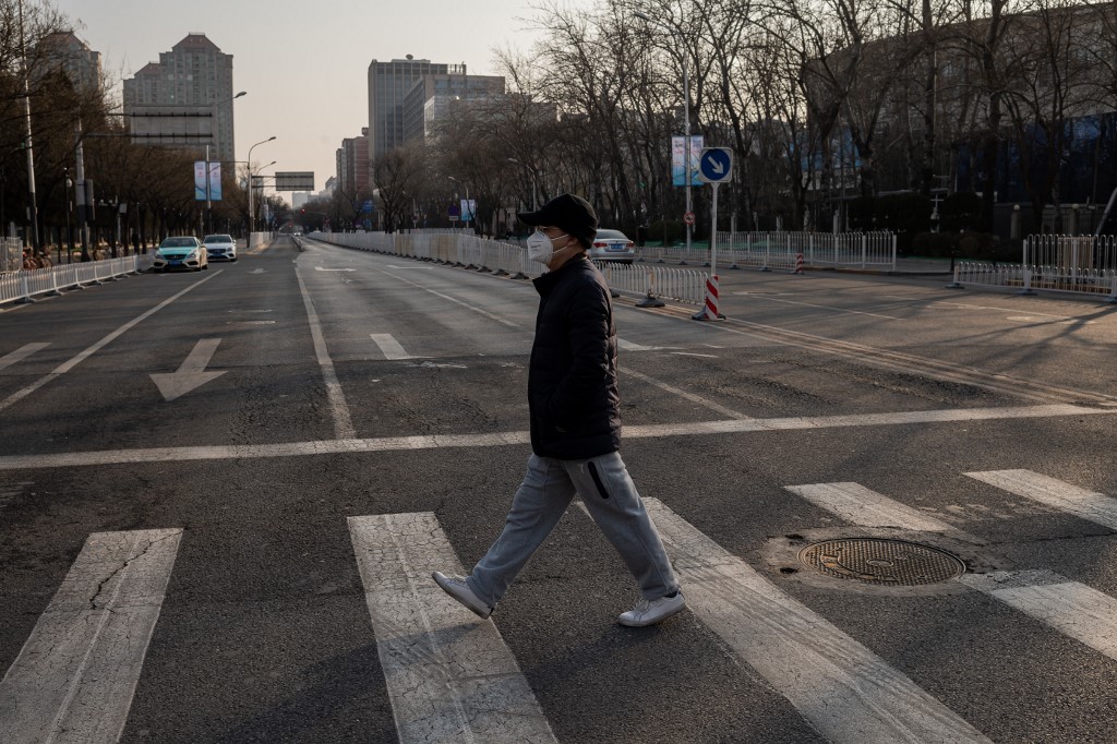 Coronavirus: las ciudades chinas permanecen prácticamente desiertas. 