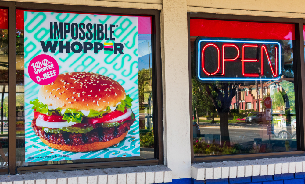 Impossible Whopper en la cadena Burger King 