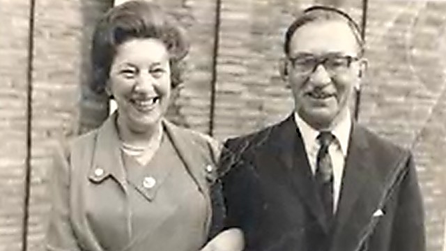 Karl y su esposa Betty Abrahams 