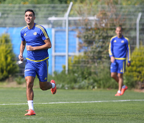 Eran Zahavi volvió a entrenar con el Maccabi Tel Aviv, club del que fue parte hasta el 2016 cuando partió a China 