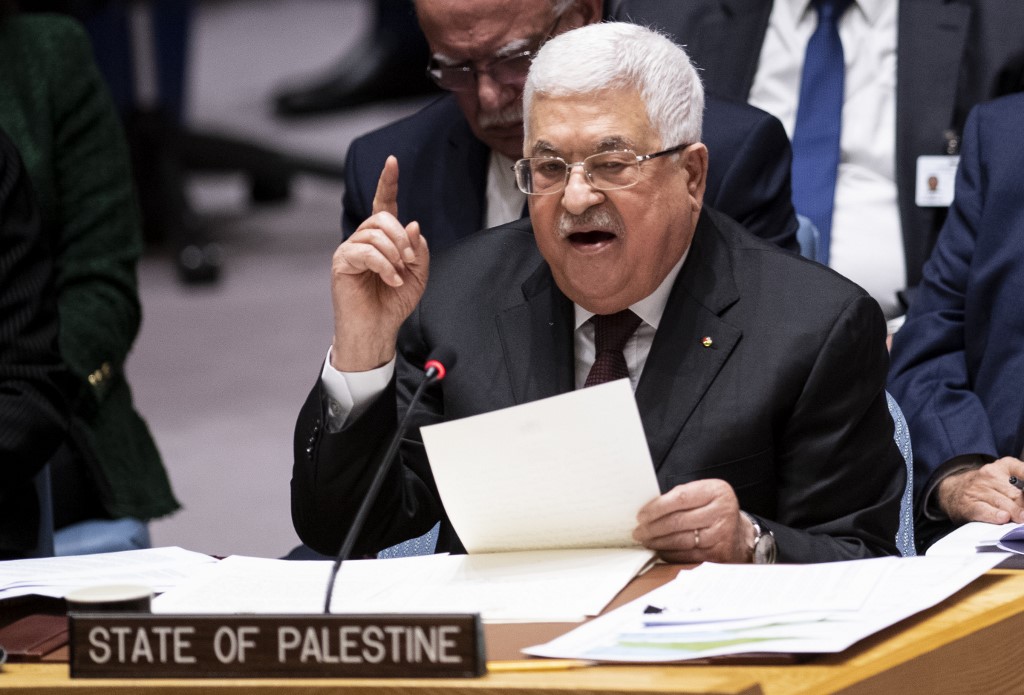 Abbas brindó un discurso en el Consejo de Seguridad de la ONU 
