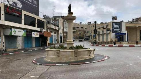 Las calles de Belén están vacías por las duras medidas tomadas por la Autoridad Palestina 