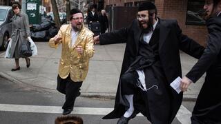 Ultra ortodoxos en Nueva York. 
