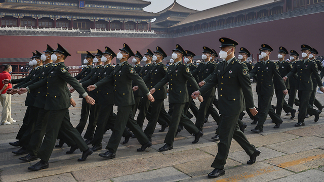 Guardia de la Ciudad Prohibida de Beijing, China 