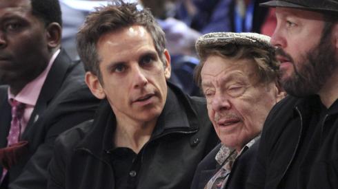 Jerry Stiller con su hijo, Ben Stiller.