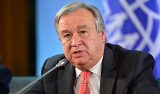 El jefe de la ONU, Antonio Guterres. 