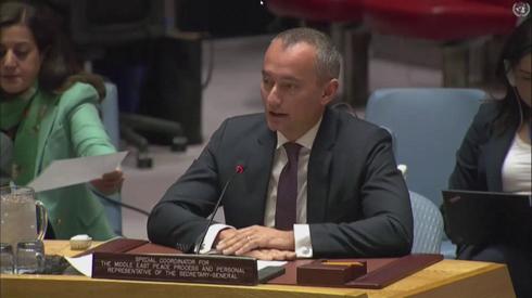 El enviado de las Naciones Unidas para Oriente Medio, Nickolay Mladenov, durante una reunión del Consejo de Seguridad. 
