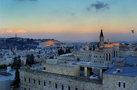 Vista panorâmica de Jerusalém. (PR) Vista de Jerusalém.