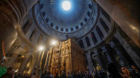 La iglesia del Santo Sepulcro en Jerusalem 