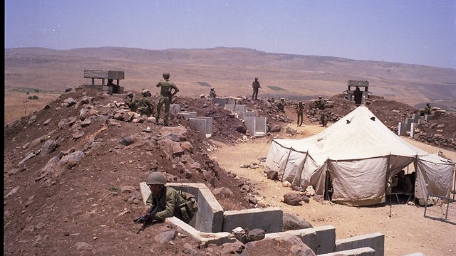 Un puesto de avanzada en la "zona de seguridad" del sur del Líbano. 