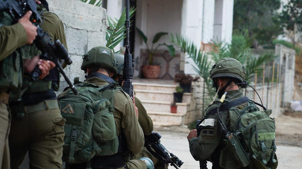 Soldados israelíes durante una operación antiterrorista en Judea y Samaria.