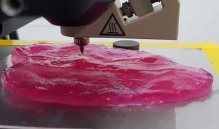 Impresión 3D de carne cultivada.